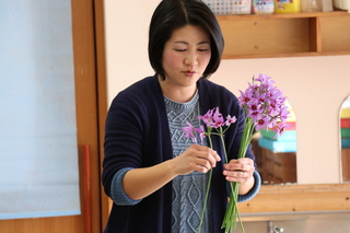 先生からお花紹介