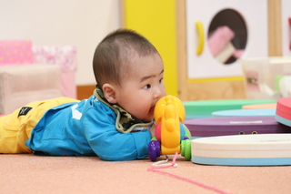 遊具で遊ぶ子どもの様子