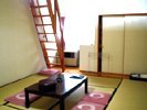 全室ロフト付きの部屋