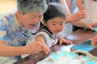 調理する様子