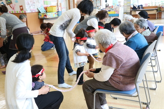 綱引きの様子