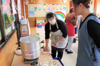 栄養士さんとの会話の様子