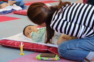 親子の様子