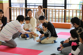 親子の様子