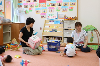 親子の様子