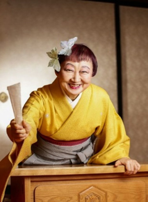 女流講談師の田辺鶴瑛氏の写真