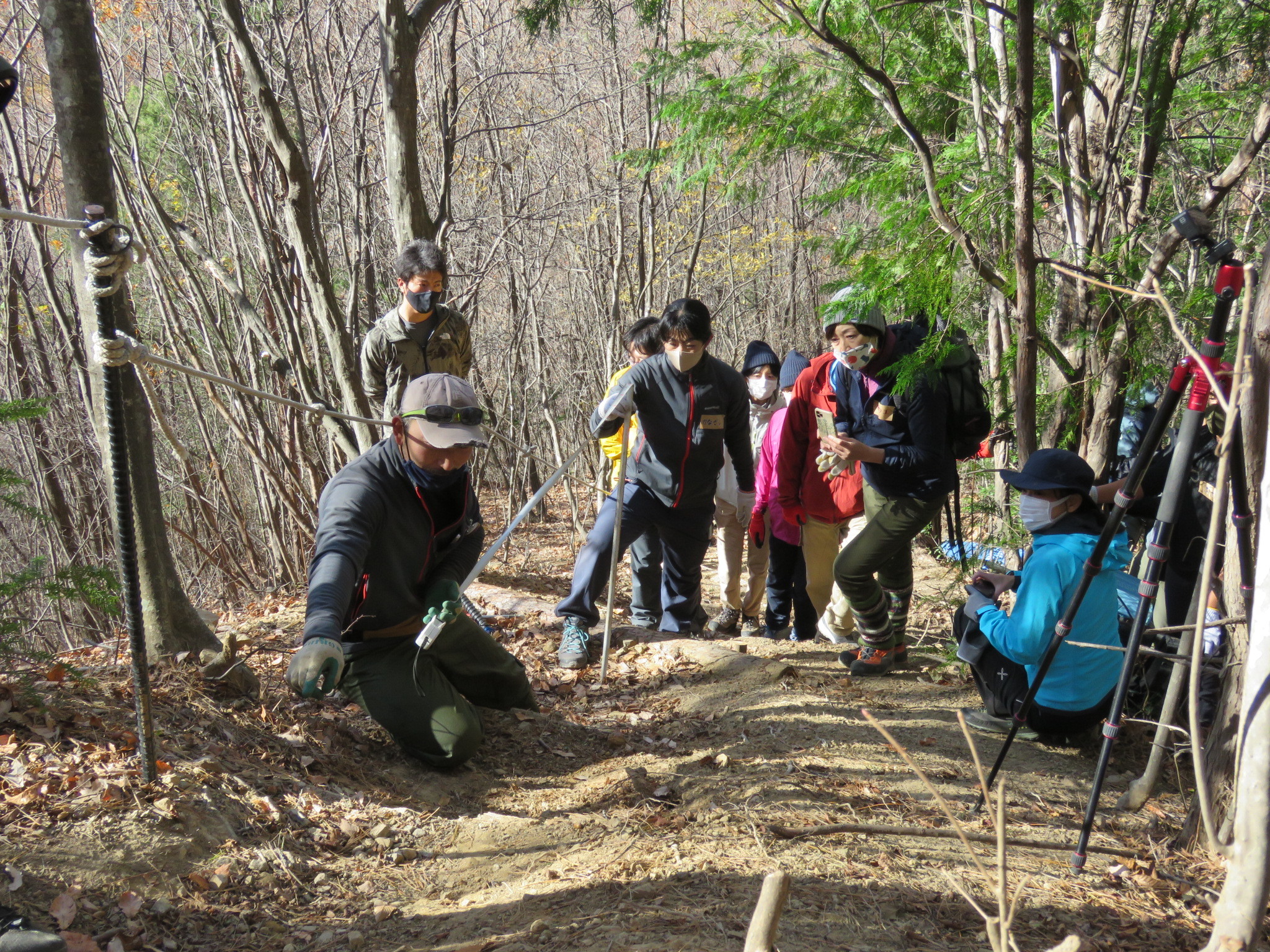 登山道整備実施時準備.JPG
