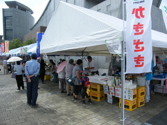 柿崎区産業祭り須玉甲斐源氏祭りの様子2