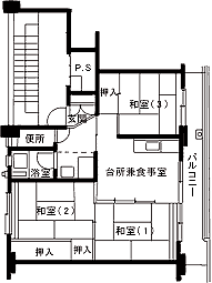 サンコーポラス小淵沢団地間取り図