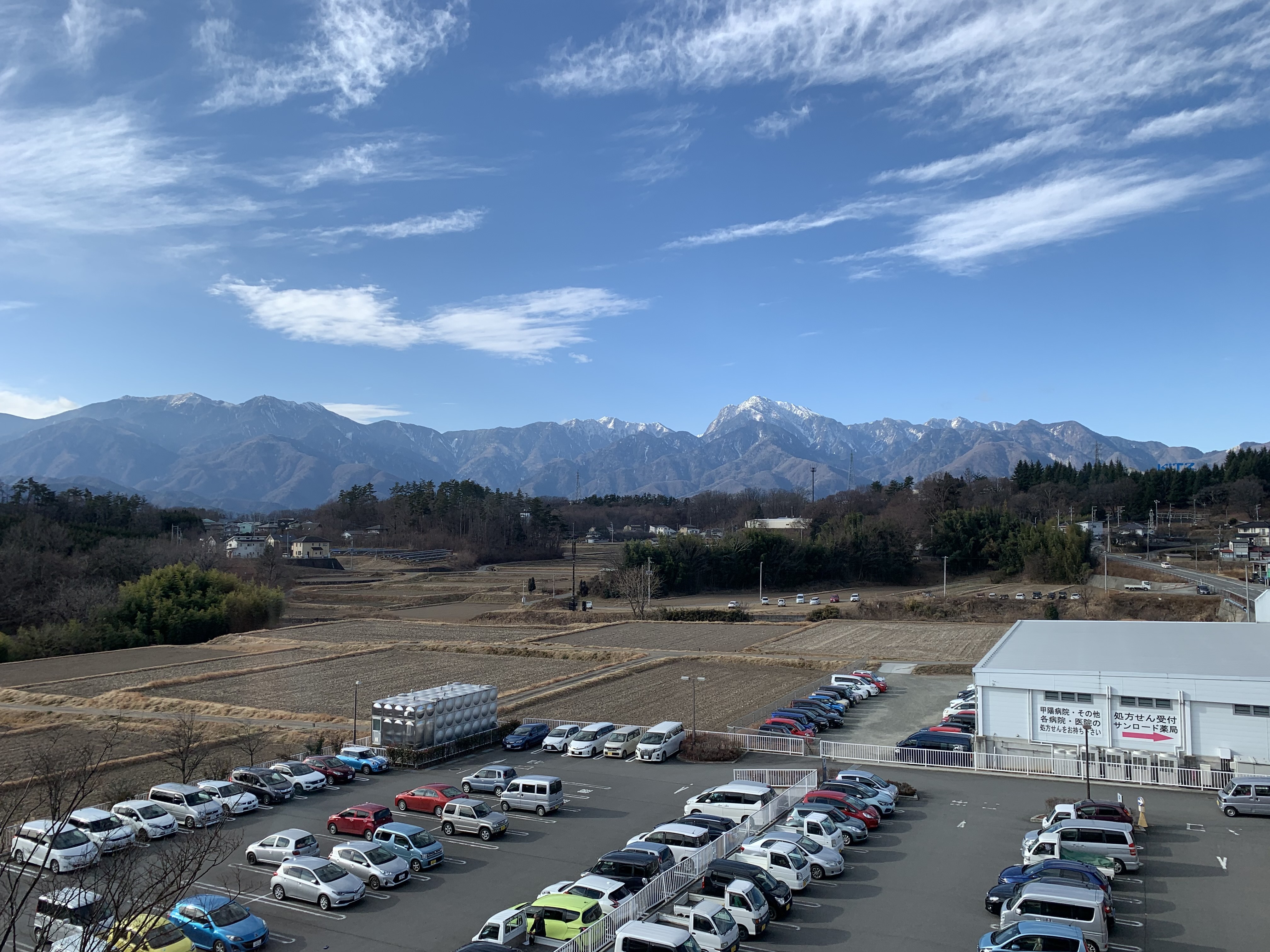 病棟から見た風景