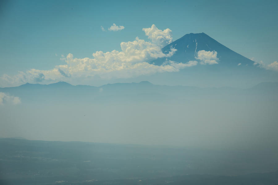 富士見平から望む富士山の写真
