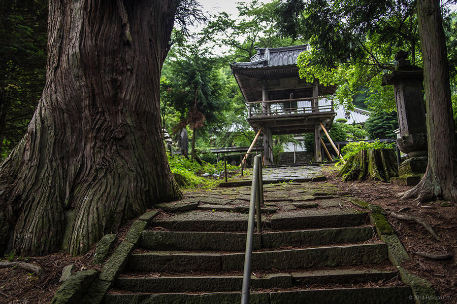 05.津金の三代校舎と海岸寺と石仏群 01の写真