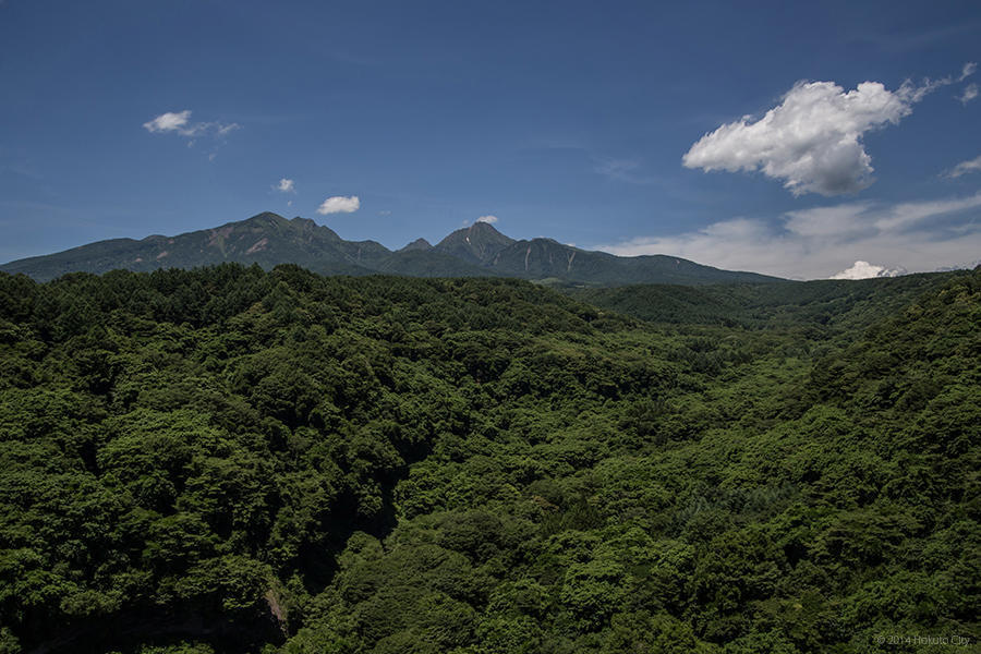 07.高原大橋からの八ヶ岳と川俣川渓谷 03の写真