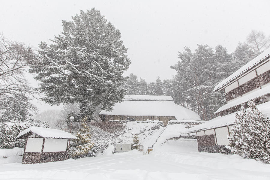 雪景色 04 (旧平田家住宅)の写真