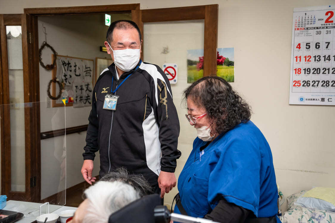 きよさとの家 清水毅さん 仕事の様子