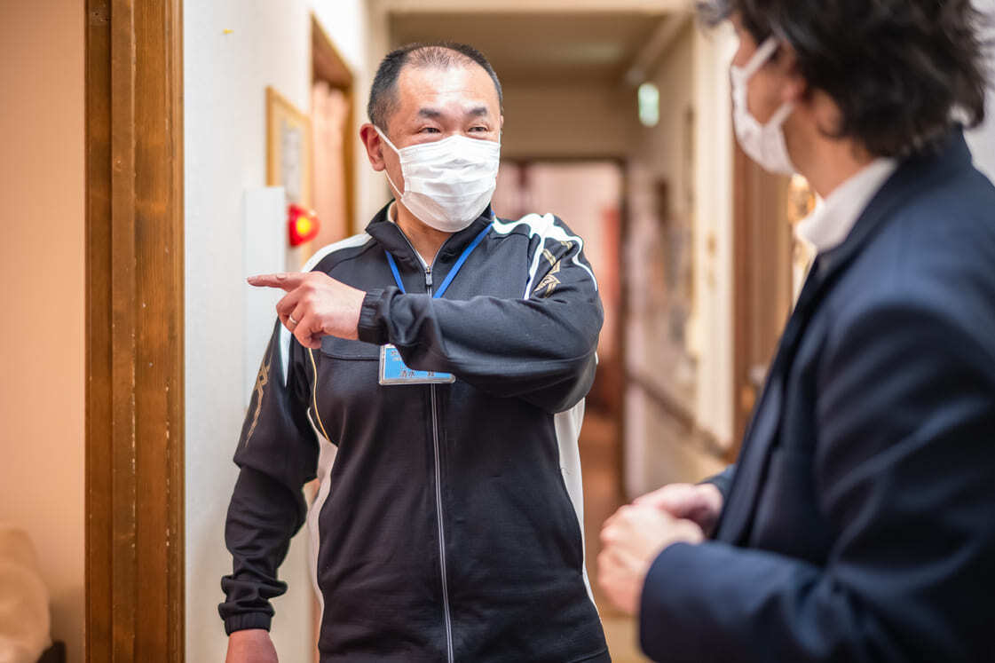 きよさとの家 清水毅さん 仕事の様子