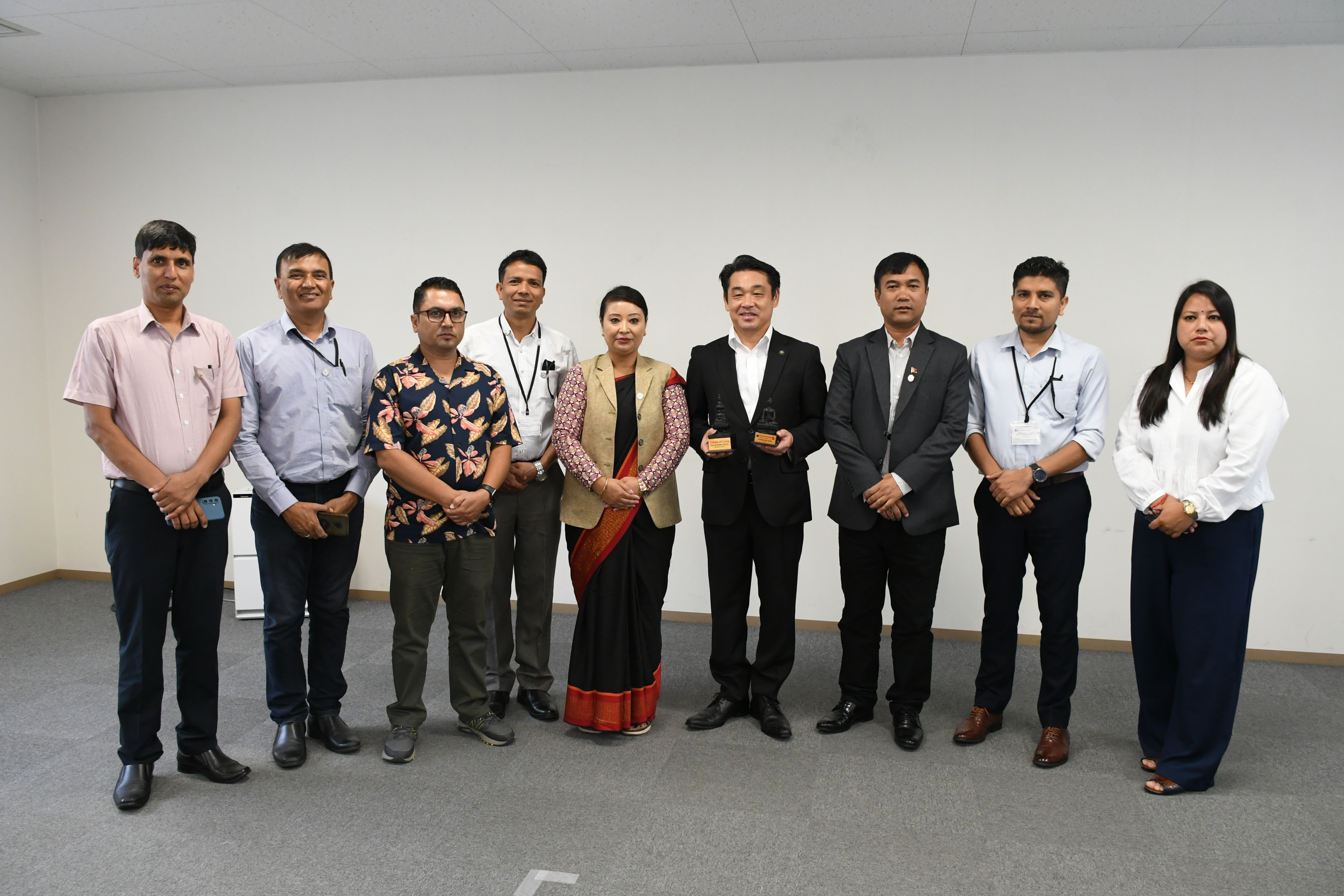 ネパール技術協力プロジェクト視察団が来訪されました