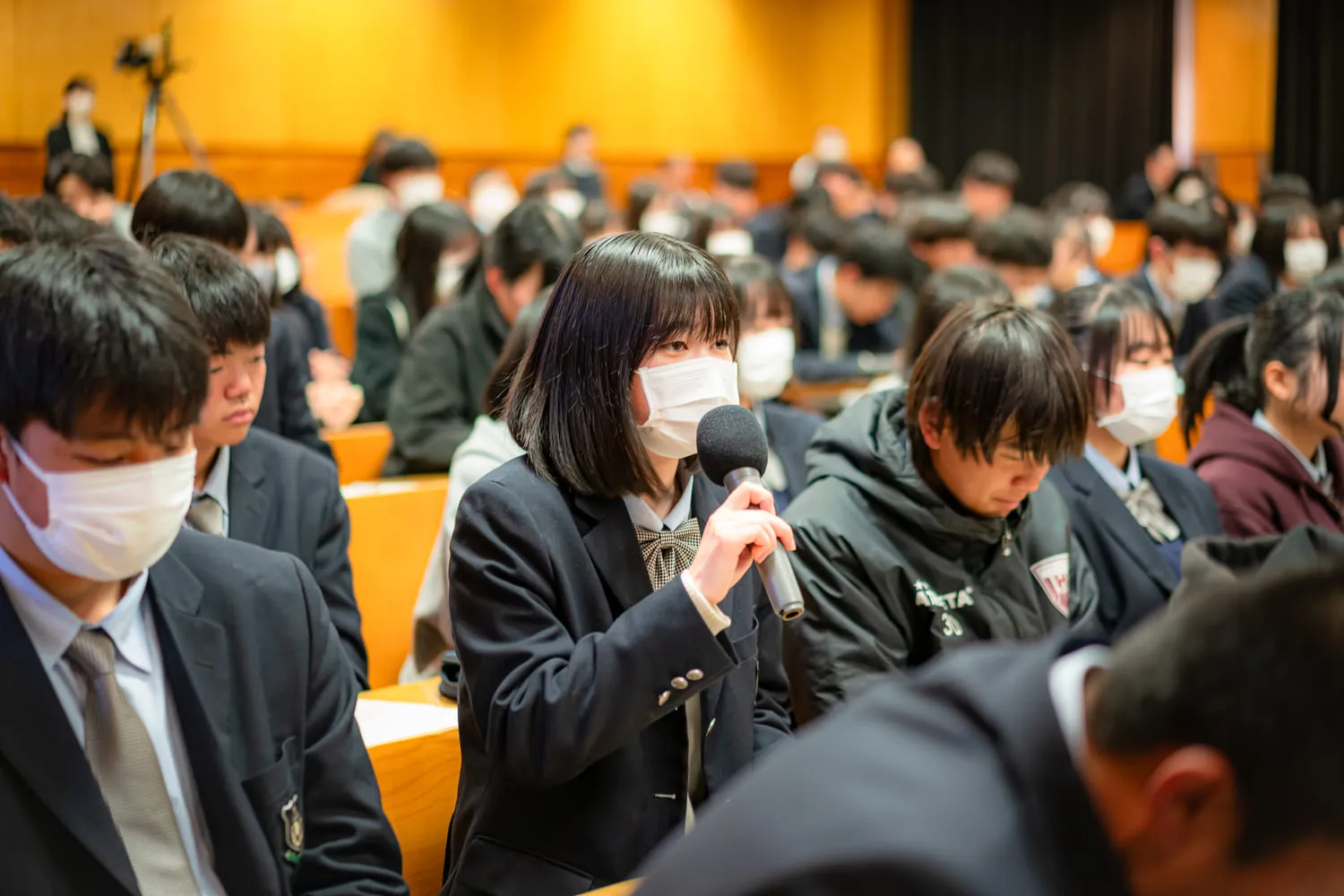 2025水の山ユースアイデアプロジェクト 発表会の様子 質疑