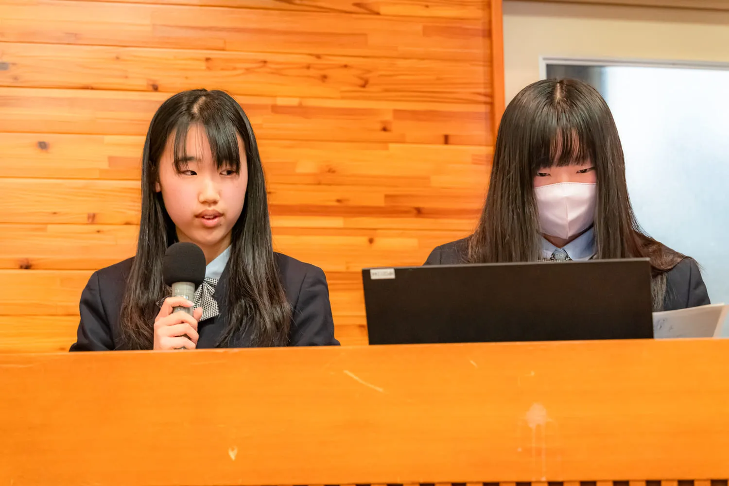 2025水の山ユースアイデアプロジェクト 発表会の様子 北杜高校