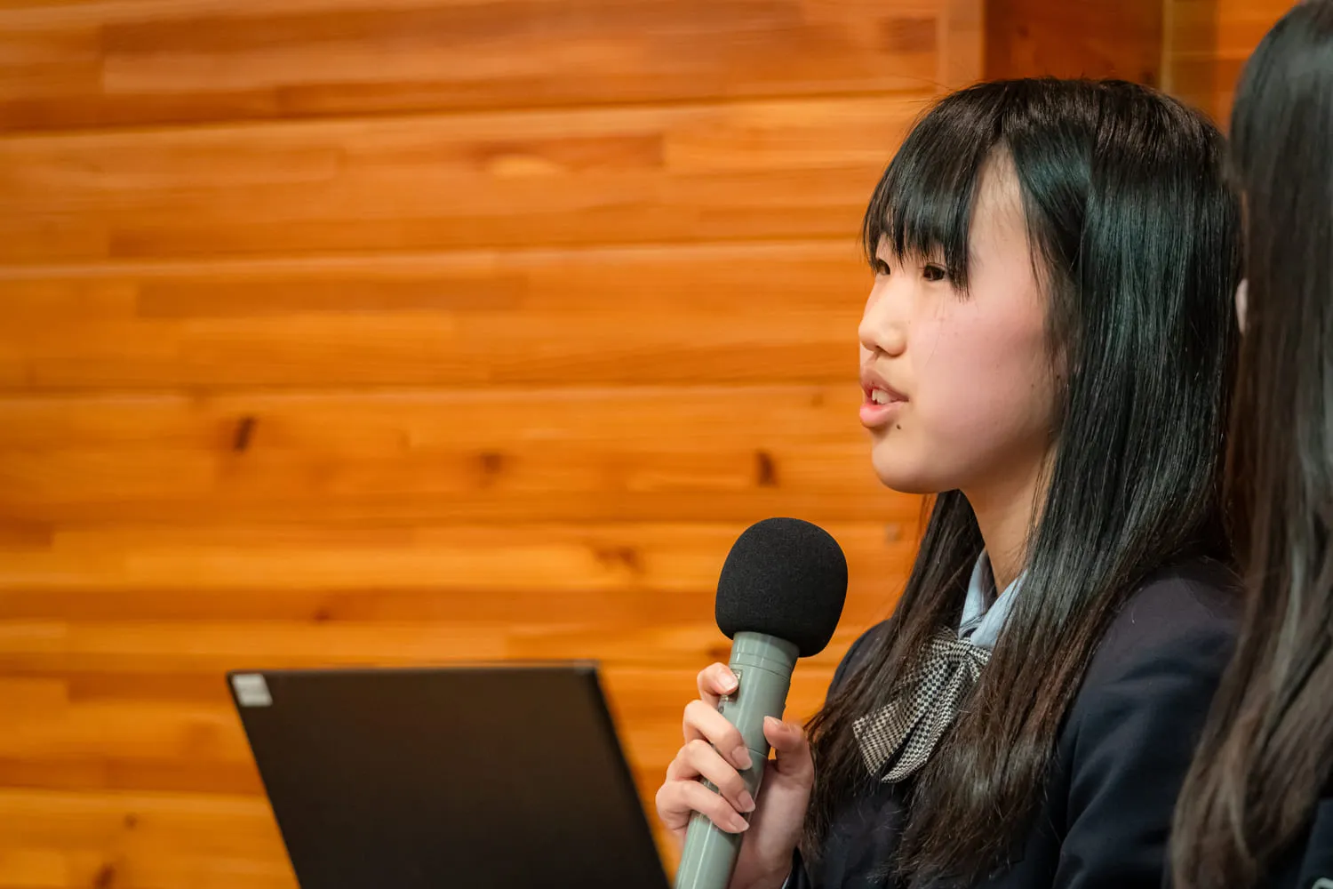 2025水の山ユースアイデアプロジェクト 発表会の様子 北杜高校 質疑
