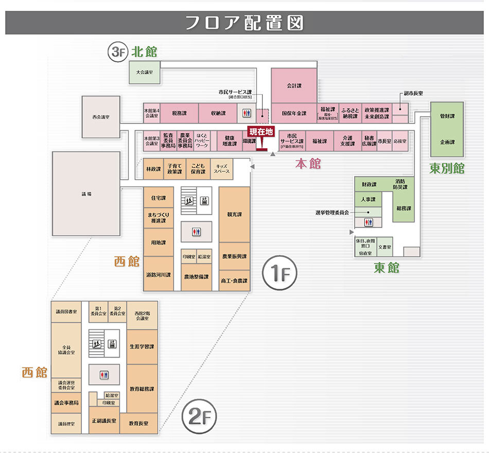 フロア配置図