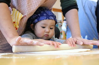 生地伸ばし