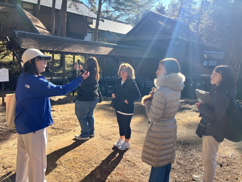 立ち寄りスポットの見学