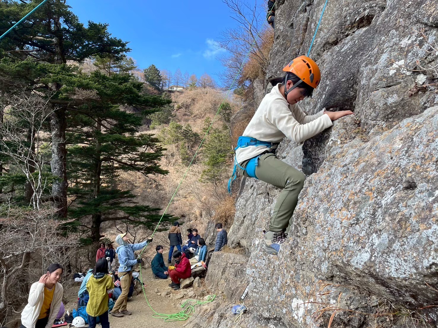 三ツ峠山クライミング