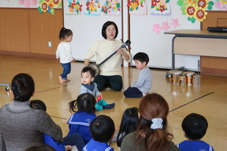 三味線演奏の様子