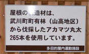 武川多目的屋内運動施設