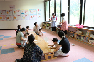 スタンプアートの様子